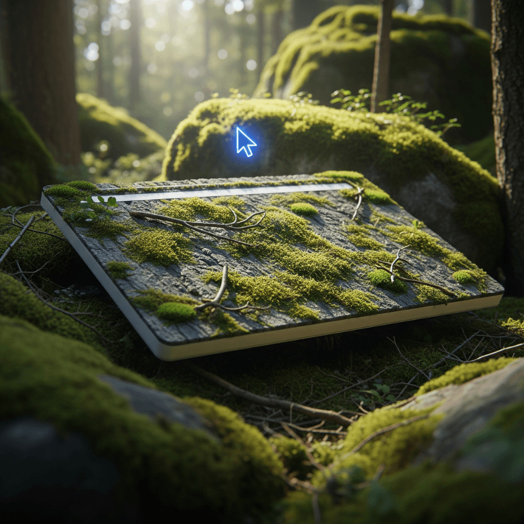 Foto de um Site invisível, está camuflado pra ninguém ver