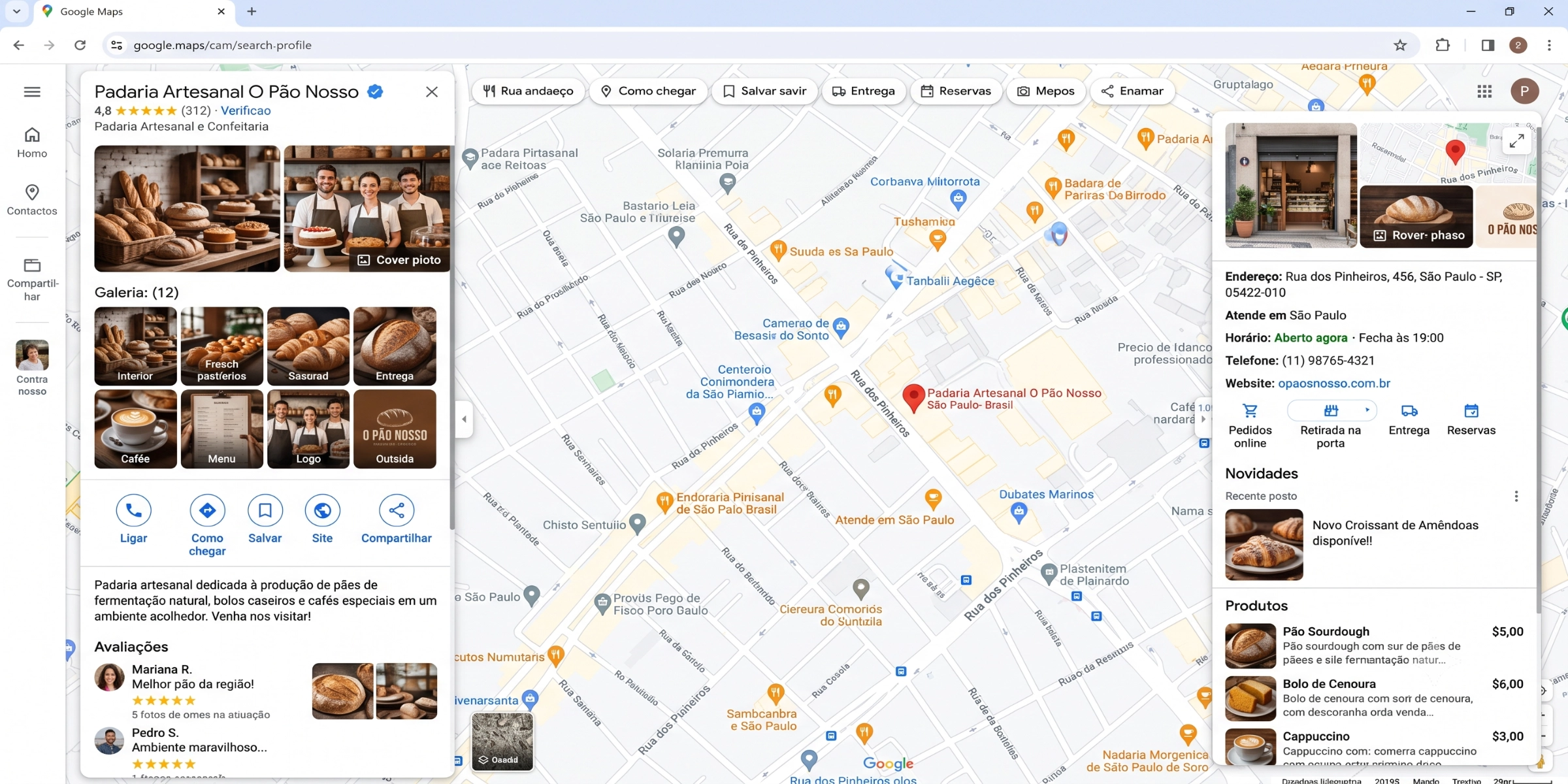 Consultoria SEO Local: O Que É e Como Funciona 2 perfil da empresa no google seo local