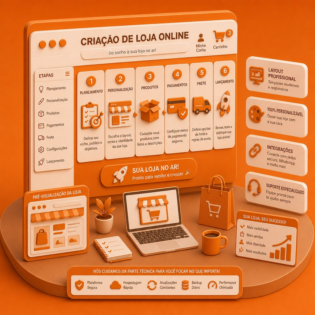 Isometric Criacao de Loja Virtual Trilha