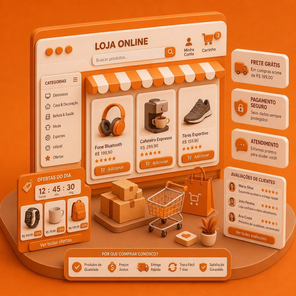 Isometric SEO E commerce Trilha
