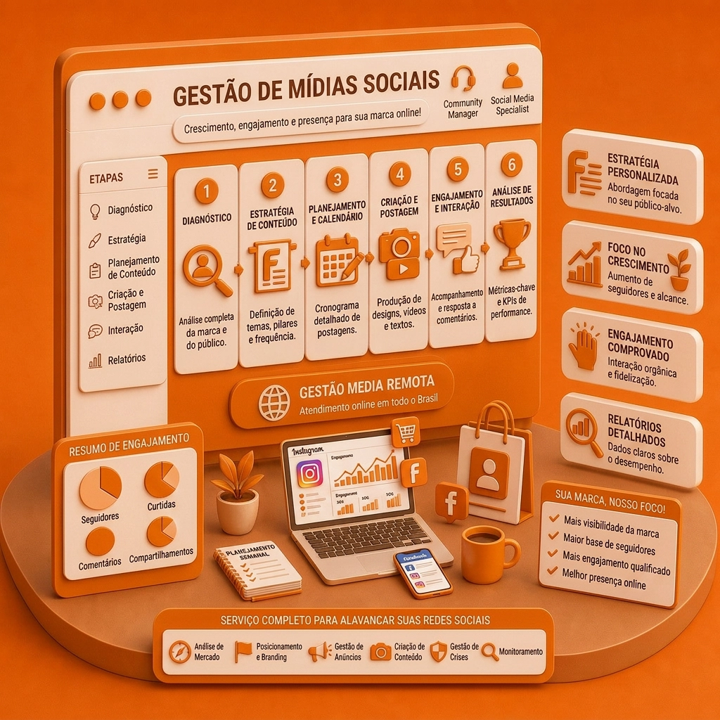 Marketing Digital para Empresas 13 Gestão de Midias Sociais Trilha