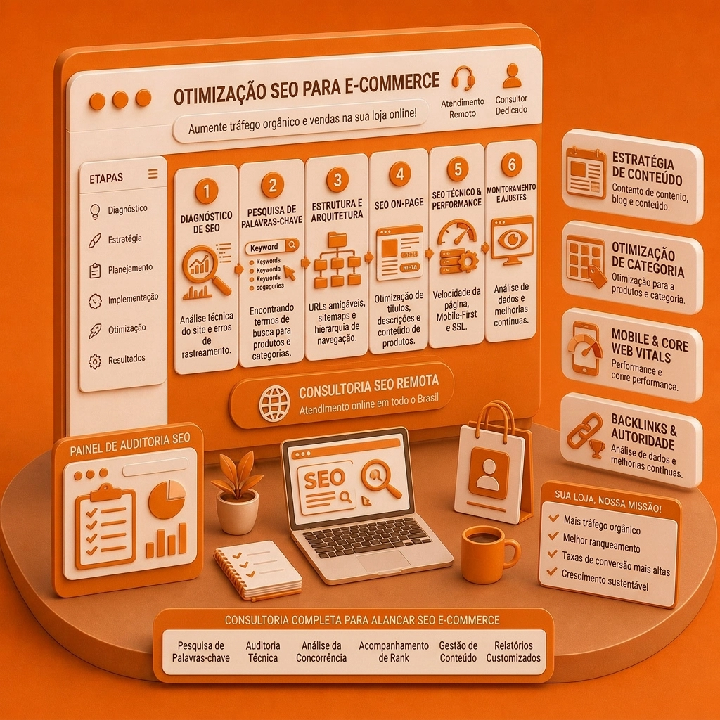 Marketing Digital para Empresas 8 SEO para E-commerce Trilha